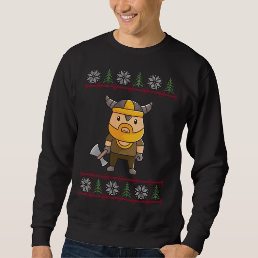 Sweatshirt Noël de Viking Ugly Sweet (Devant)