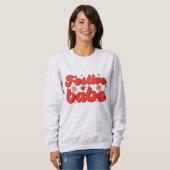 Sweatshirt Noël des bébés festifs (Devant entier)