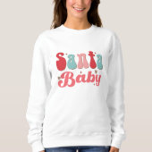 Sweatshirt Noël des bébés père Noël (Devant)