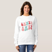 Sweatshirt Noël des bébés père Noël (Devant entier)