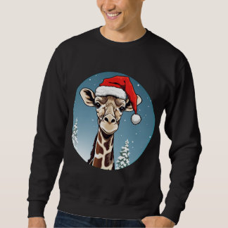 Sweatshirt Noël des girafes