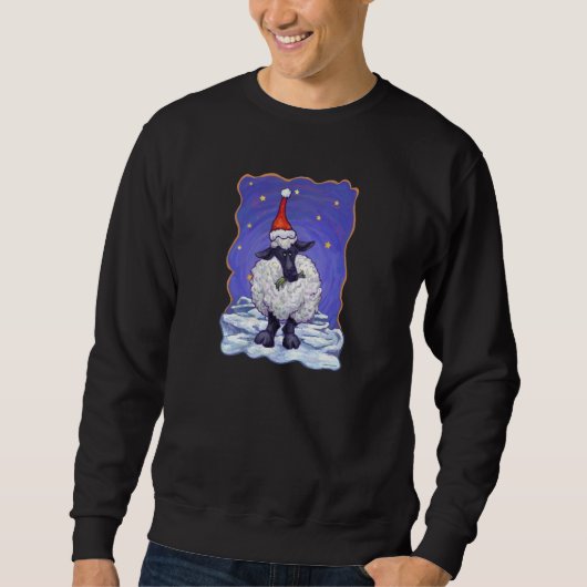 Sweatshirt Noël des moutons (Devant)