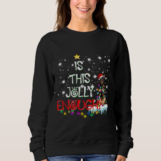 Sweatshirt Noël Doberman 840 (Devant)