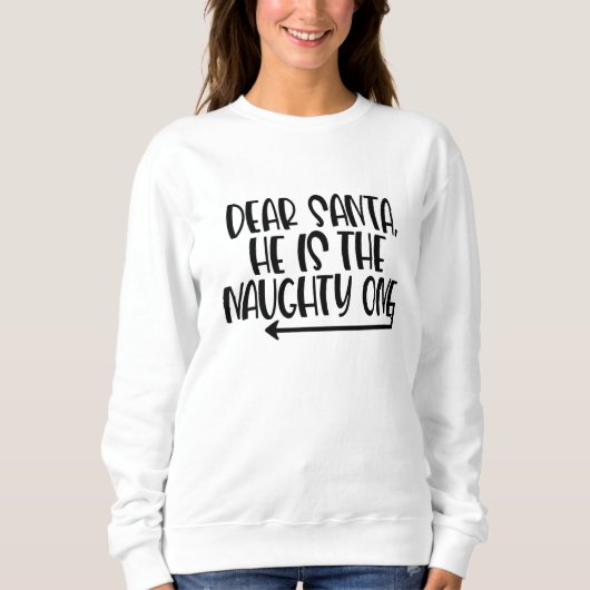 Sweatshirt Noël drôle (Devant)