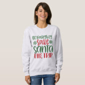 Sweatshirt Noël drôle (Devant entier)