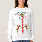 Sweatshirt Noël drôle de vacances (Devant)