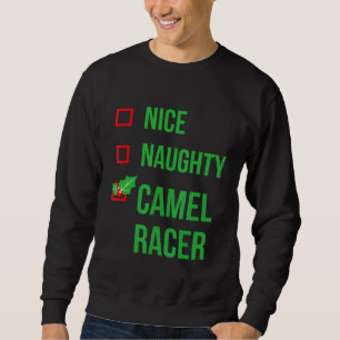Sweatshirt Noël du pyjama de course de chameaux