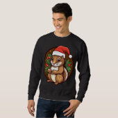 Sweatshirt Noël écureuil (Devant entier)
