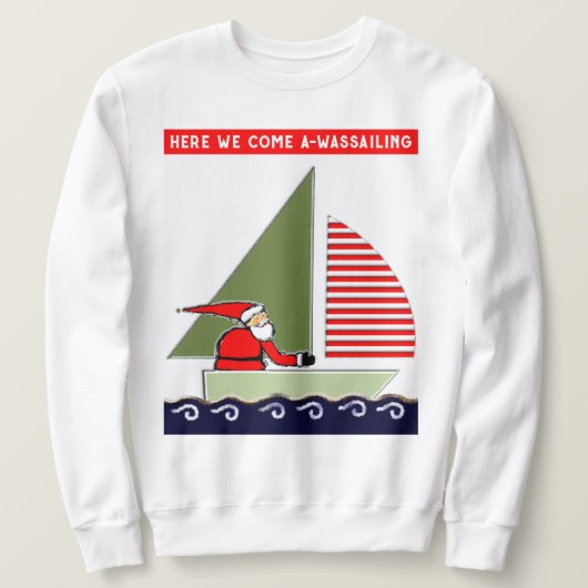 Sweatshirt Noël en mer (Design devant)