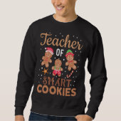 Sweatshirt Noël Enseignant Cute Gingerbread Cookies (Devant)