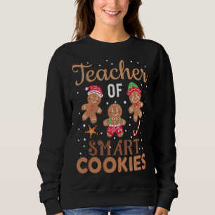 Sweatshirt Noël Enseignant Cute Gingerbread Cookies