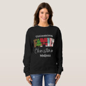 Sweatshirt Noël familial moderne (Devant entier)