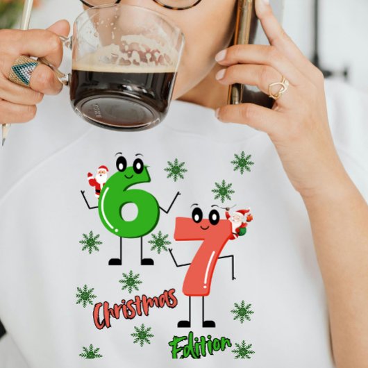 Sweatshirt Noël Gen Alpha 6 7 Mème Dessin Animé 
