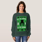 Sweatshirt Noël grincheux (Devant entier)