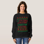 Sweatshirt Noël Ill Bien Son Tout Beau (Devant entier)