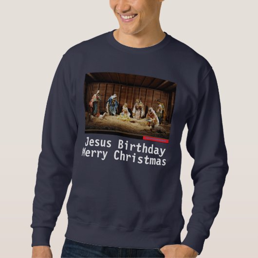 Sweatshirt Noël Jésus (Devant)