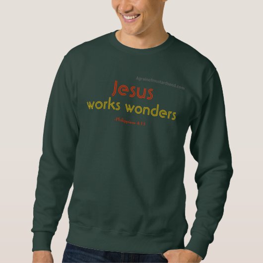 Sweatshirt Noël Jésus (Devant)