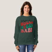 Sweatshirt Noël joyeusement (Devant entier)