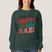 Sweatshirt Noël joyeusement (Devant)