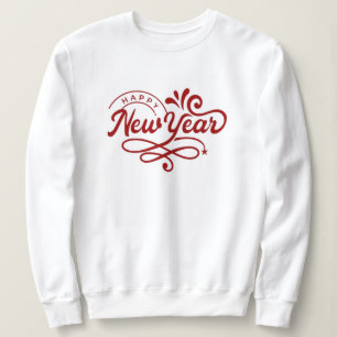 Sweatshirt noël, joyeux et lumineux, joyeux, moderne, rétro t