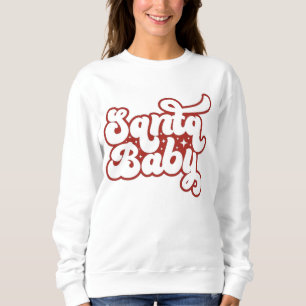Sweatshirt noël, joyeux et lumineux, joyeux, moderne, rétro t