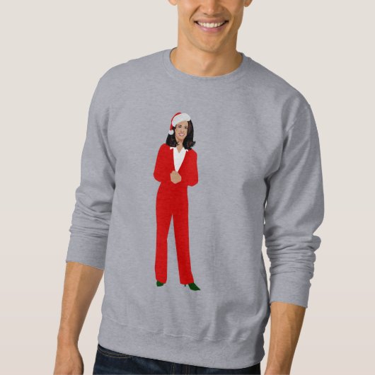 Sweatshirt noël kamala harris santa claus (Devant)