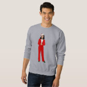 Sweatshirt noël kamala harris santa claus (Devant entier)