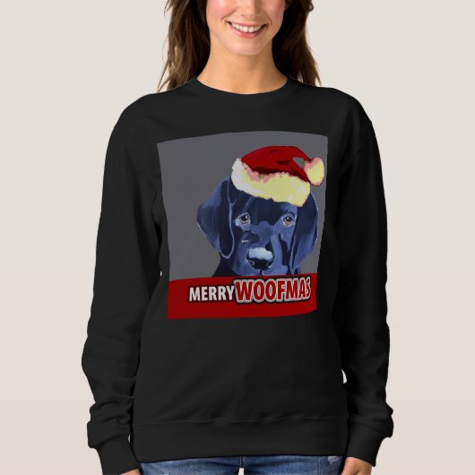 Sweatshirt Noël Labrador 189 (Devant)