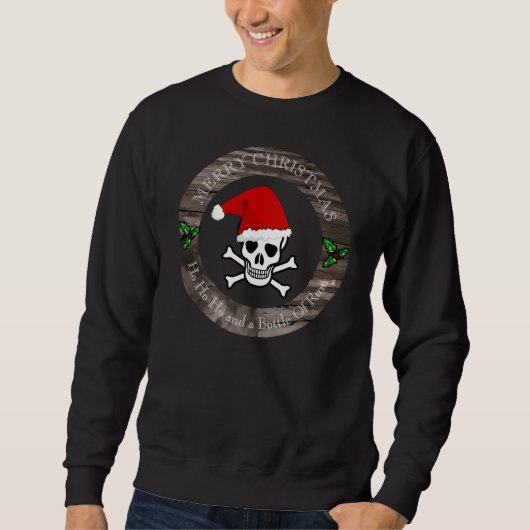 Sweatshirt Noël laid de pirate de chandail (Devant)