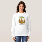 Sweatshirt Noël laid | PARTIES SCINTILLANT | Pudding Festif (Devant entier)