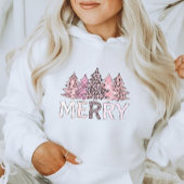 Sweatshirt Noël Léopard Rose Hiver Cosy