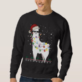 Sweatshirt Noël Llama (Devant)