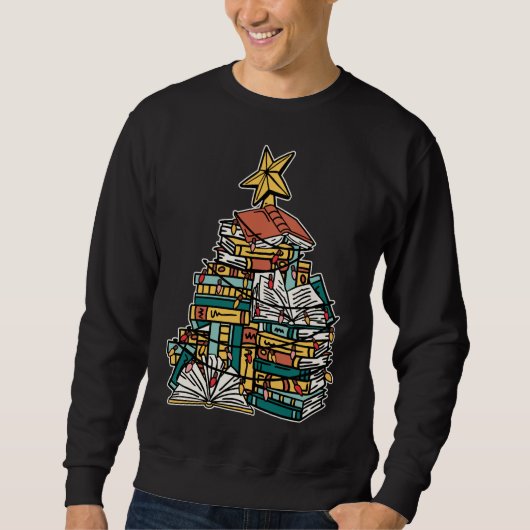 Sweatshirt Noël Lover Xmas Tree Lecture Nerd (Devant)