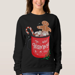 Sweatshirt Noël Matching Family Cocoa Musique avec Candy Can