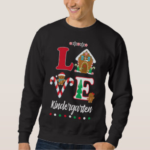 Sweatshirt Noël maternelle Jardin de vacances Étudiants ensei