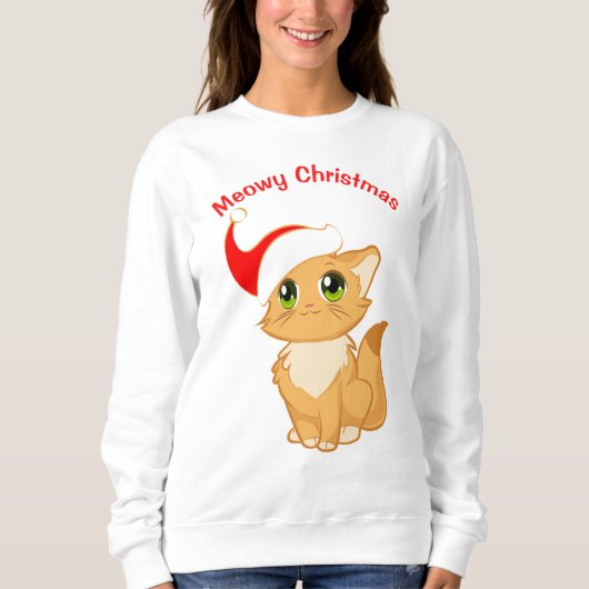 Sweatshirt Noël Meowy (Devant)