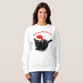 Sweatshirt Noël Meowy (Devant entier)
