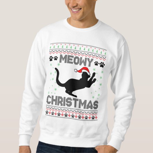 Sweatshirt Noël Meowy (Devant)