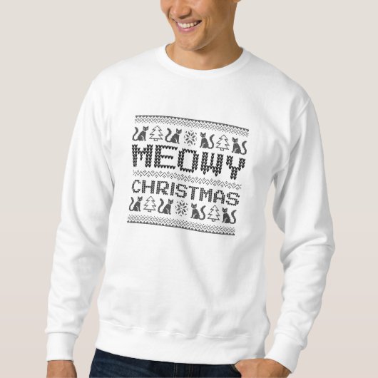 Sweatshirt Noël Meowy (Devant)