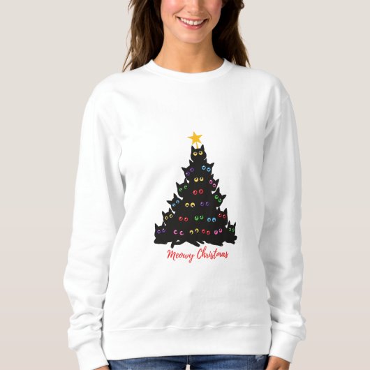 Sweatshirt Noël Meowy (Devant)