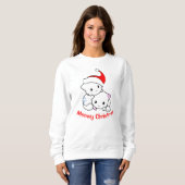 Sweatshirt Noël Meowy (Devant entier)