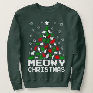 Sweatshirt Noël Meowy - idées cadeaux de Noël 2022