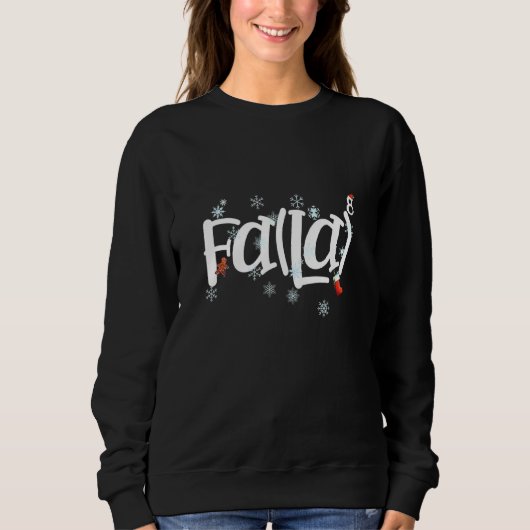 Sweatshirt Noël Nerd Math Fa La Père Noël Fa La Math (Devant)