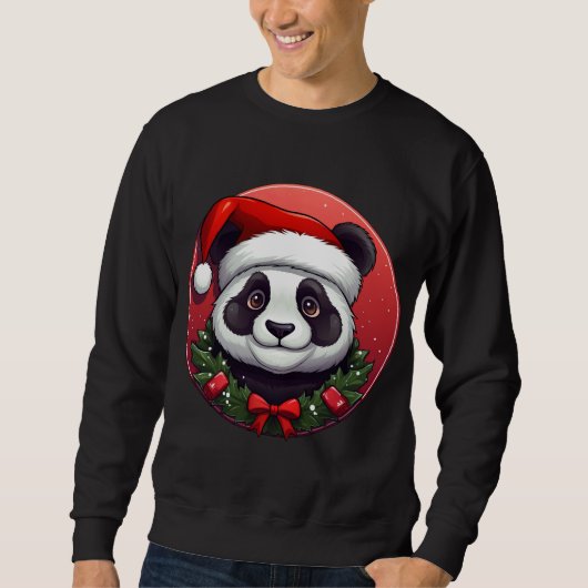 Sweatshirt Noël Panda (Devant)