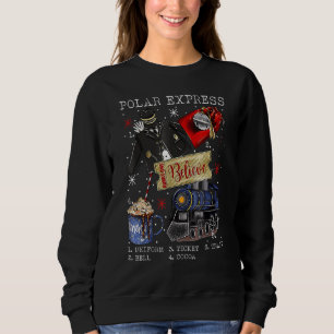 Sweatshirt Noël Pôle Nord Express Polaire Tous à l'étranger N