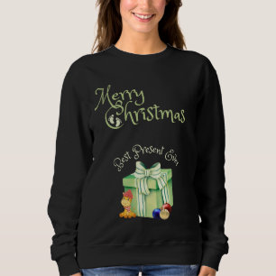 Sweatshirt Noël Pregancy Maman Meilleur Présent Jamais