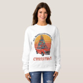 Sweatshirt Noël Rétro (Devant entier)