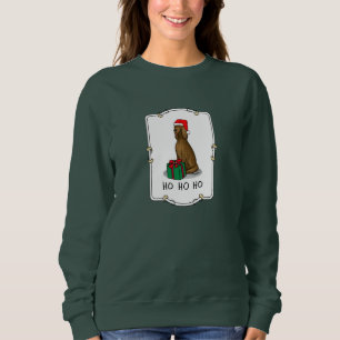 Sweatshirt Noël Santa Hat Irlandais Setter Chien (rouge 1) mi