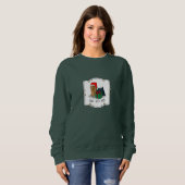 Sweatshirt Noël Santa Hat Yorkshire Terrier Yorkie Cute (Devant entier)