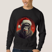 Sweatshirt Noël singe (Devant)